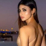 Mouni Roy Golden Gown Stylehyme
