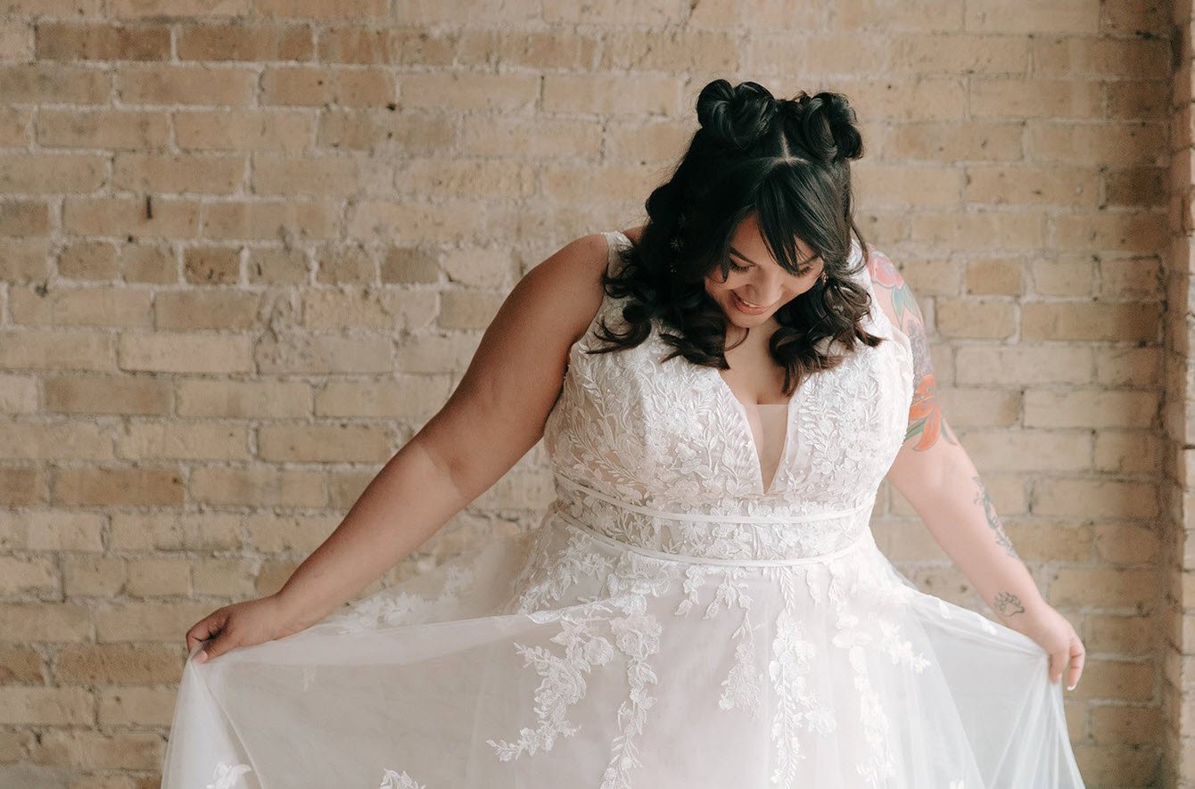 Plus-Sized Bridal Gown