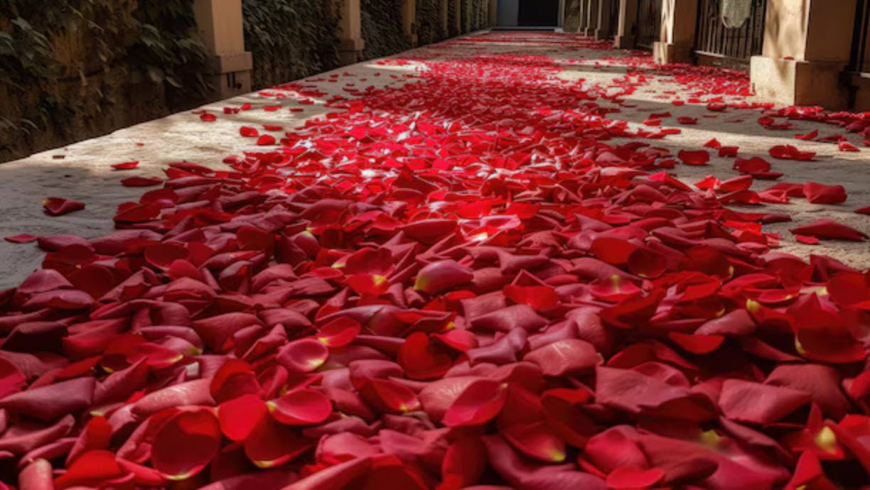 Rose Petal Pathway